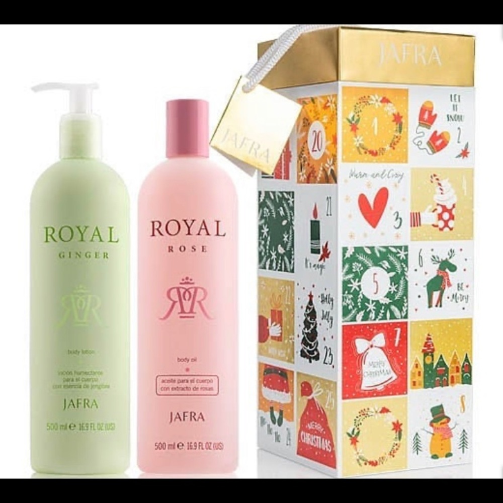 Ginger body oil & lotion OR Rose body oil & lotion